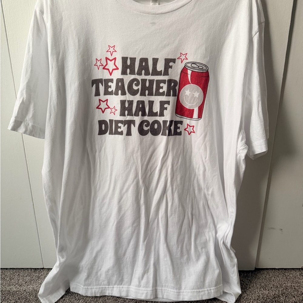 Half Teacher Half Diet Coke Graphic Tee